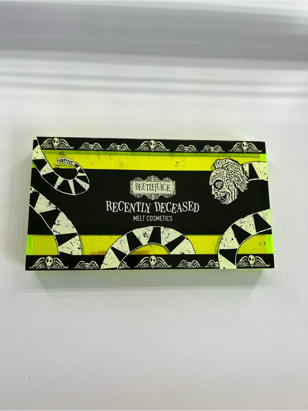 Brand New Melt Cosmetics BeetleJuice Recently Deceased eyeshadow palette